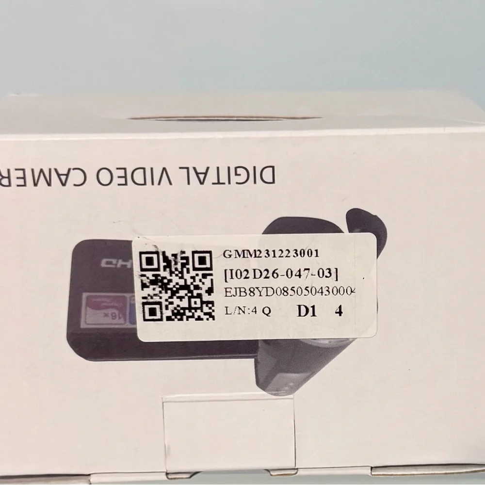 Black Digital Video Camera LCD Display Screen